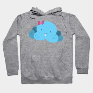 Cute Blue Bucktooth Octopus Baby Hoodie